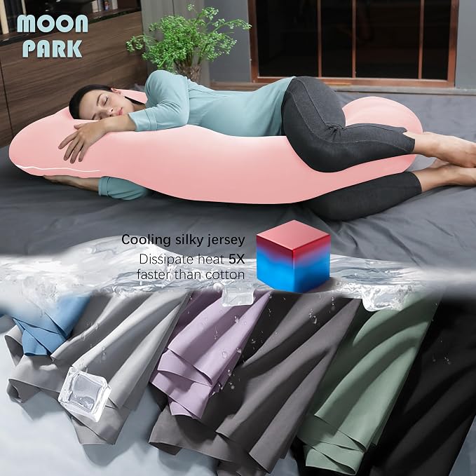 MOON PARK Pregnancy Pillows for Sleeping - Image 3