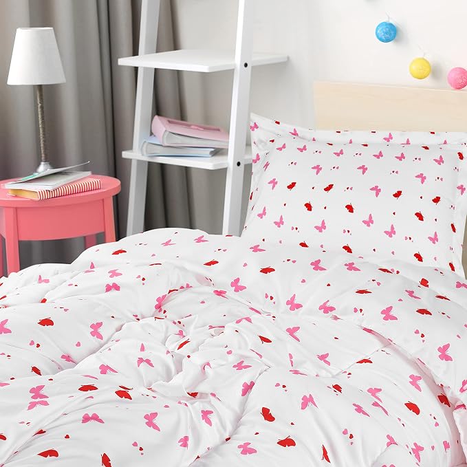 Utopia Bedding All Season Butterfly Comforter Set - Image 3