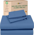 California Design Den Soft 100% Organic Cotton Bed Sheets King Size Set by CaliforniaDesignDen