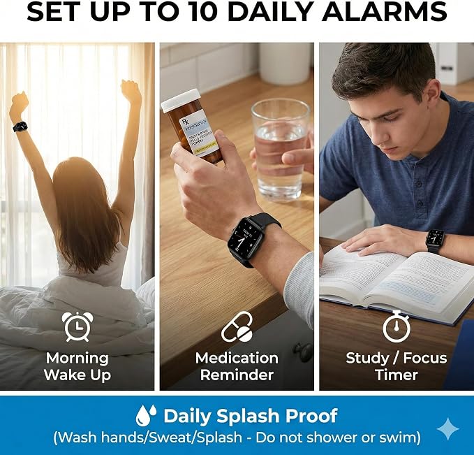 Electric Shock Alarm Clock Wristband - Image 6