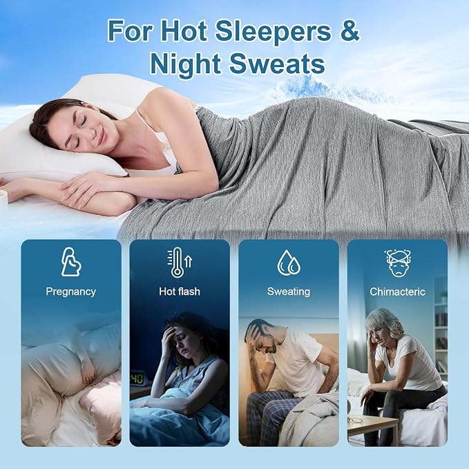 KMUSET Cooling Blanket, Double Sided Summer Cooling Blankets - Image 4