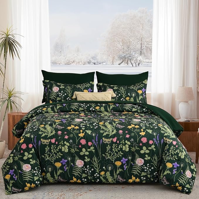 Yiran Floral Twin Comforter Set - Image 8