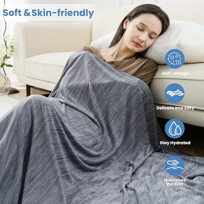 OIGAE Cooling Blanket for Hot Sleepers - Image 5