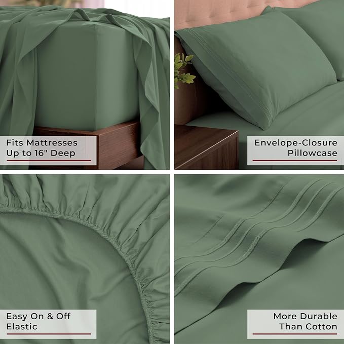 Mellanni California King Sheets Set - Image 5