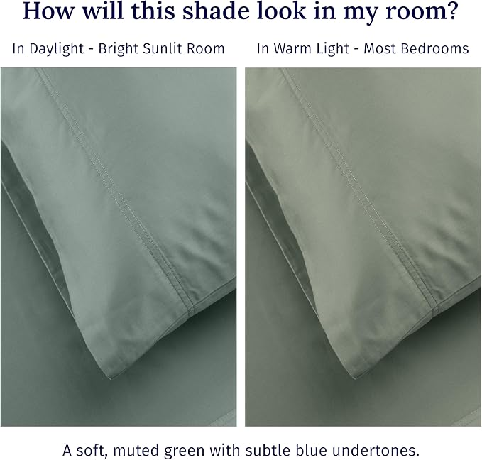 CALIFORNIA DESIGN DEN Luxuriously Soft Hotel Quality 600 Thread Count, 100% - Image 5