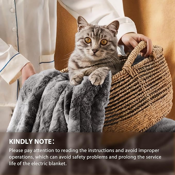 Homemate Electric Heated Blanket Queen Size - Image 6