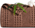 PHF Cooling Waffle Blanket California King Size, Lightweight 60% Rayon from by PHF