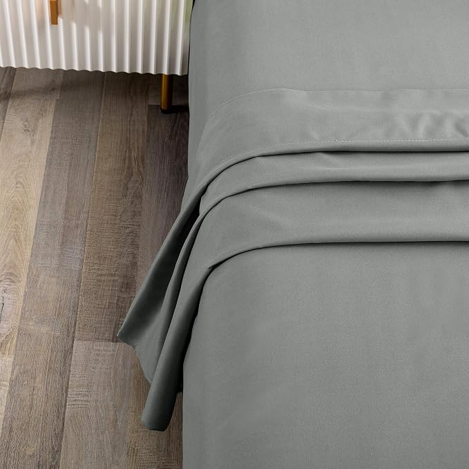 Sfoothome Gray Bedding Top Sheet - Image 2