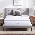 Lucid 3 Inch Lavender Memory Foam Mattress Topper, California King Size – by Lucid