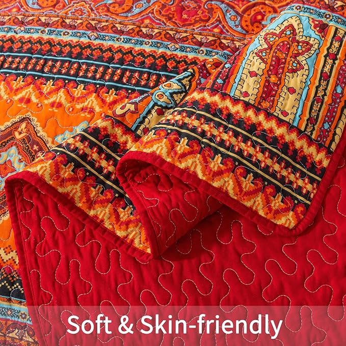 BEDIFANY Cotton Twin Size Bedspreads Set - Image 4