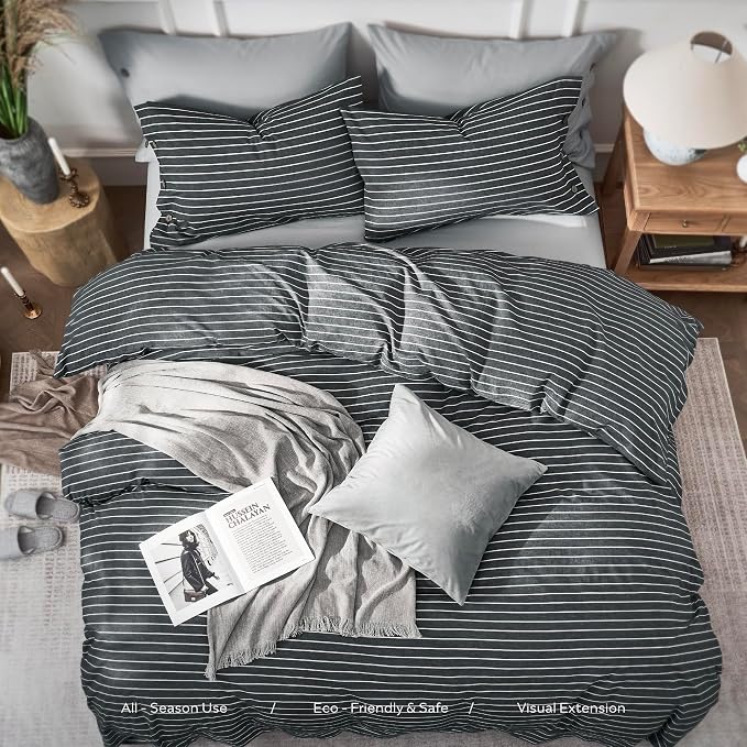 JELLYMONI Cotton Duvet Cover King Size - Image 8