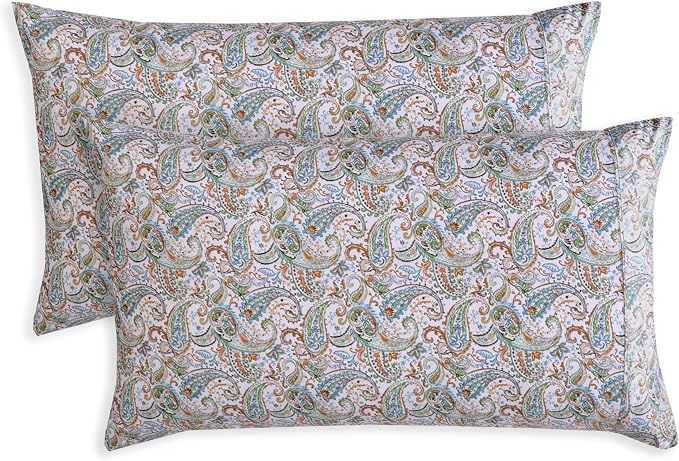 Elegant Comfort Paisley Pattern Pillowcase, 1500 Premium Hotel Quality by ELEGANTCOMFORT