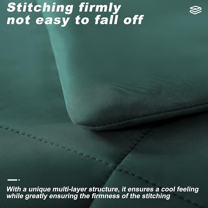 Cooling Comforter King Size, Double-Sided Cold Tech Quilted Bed Comforters - Image 4
