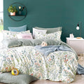 LEMIROE Floral Cotton Comforter King Size by LEMIROEBEDDING