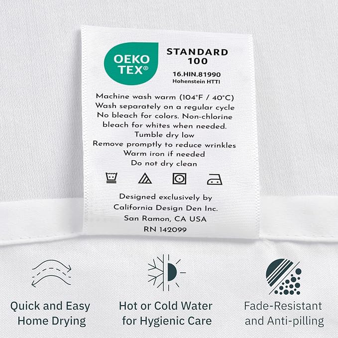 California Design Den Full Size Fitted Sheet Only - Image 8