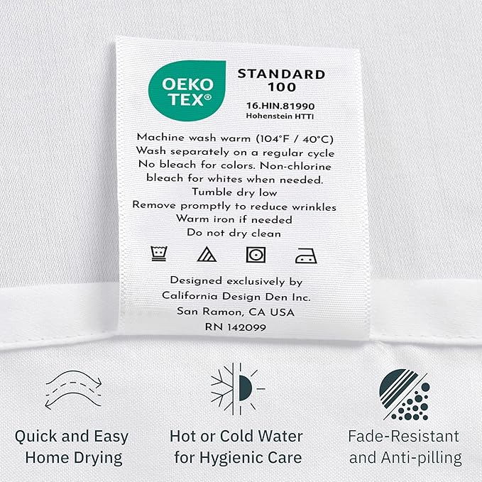 California Design Den 2-Pack Sheets Full Size Bed - Image 7
