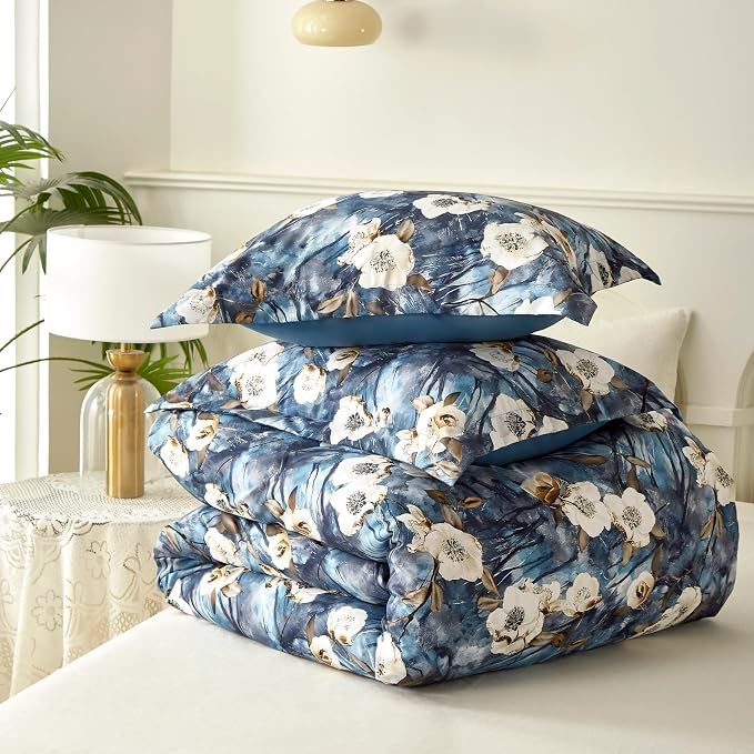 Cupocupa Duvet Cover King Size Set Boho Floral Pattern King Duvet Cover Set - Image 9
