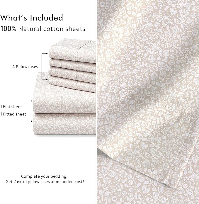 RUVANTI 6 Pcs Cotton Sheets - Image 4