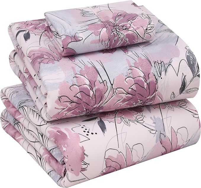 RUVANTI 100% Cotton Sheets – Twin XL Size Percale Bedding, Cooling & Breathable by Ruvanti