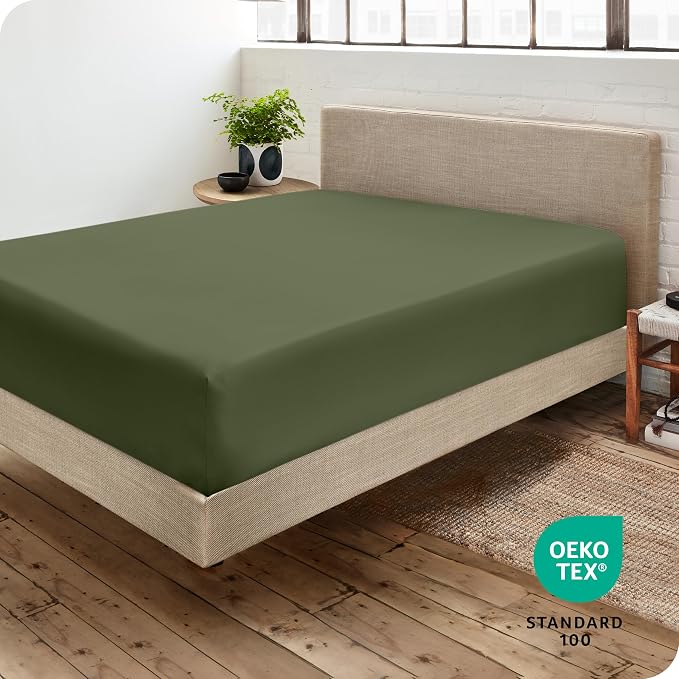 Bare Home Fitted Bottom Sheet Queen Size - Image 4