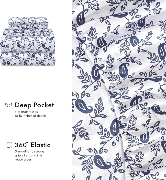 RUVANTI 4 Pcs Cotton Sheets - Image 6