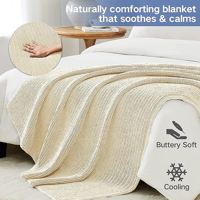 Guohaoi Knitted Weighted Blanket - Image 4
