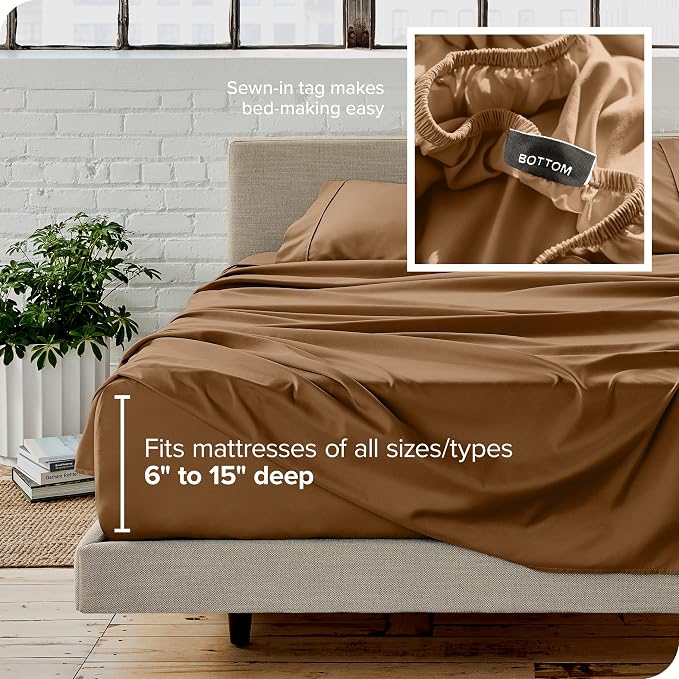 Bare Home Queen Sheet Set - Image 5