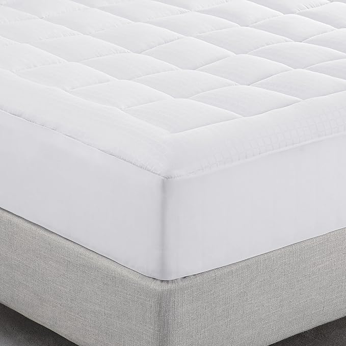 Serta ComfortSure Twin Mattress Cover, Fitted Pillow Top Mattress Pad, Super - Image 5