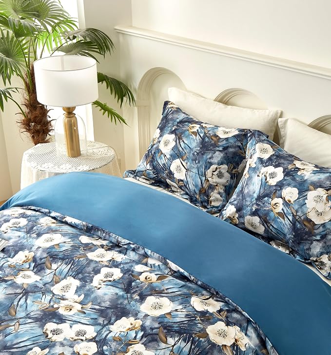 Cupocupa Duvet Cover King Size Set Boho Floral Pattern King Duvet Cover Set - Image 7