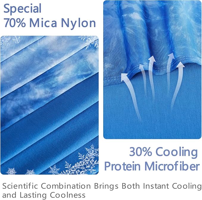 Topcee Cooling Blankets for Hot Sleepers, Arc-Chill Q-Max >0.5 Cool Fiber - Image 3