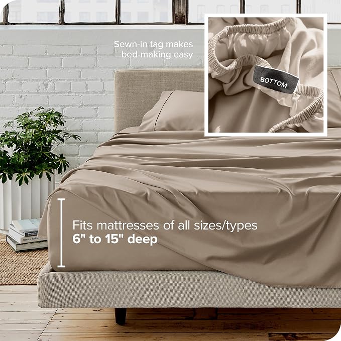 Bare Home Full XL Sheet Set - Image 5