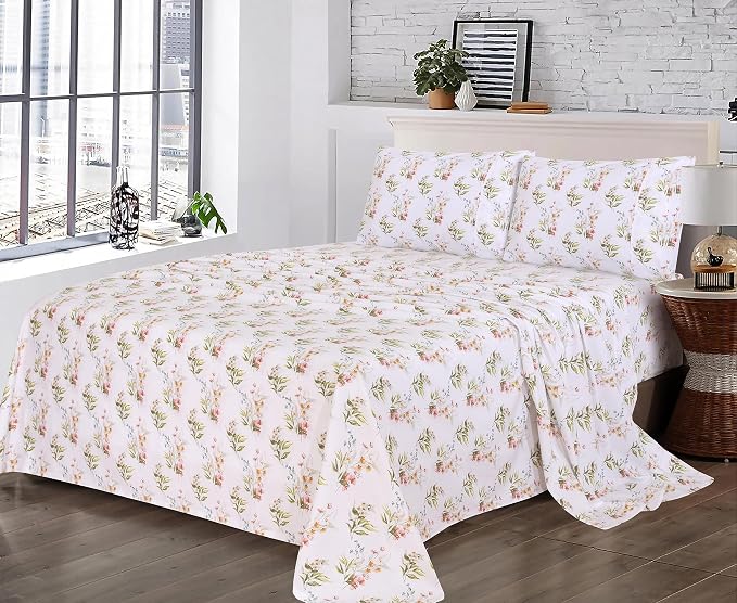 RUVANTI 100% Cotton Sheets – King Size Percale Bedding, Cooling & Breathable - Image 8