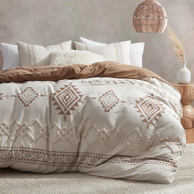 Oli Anderson Boho Duvet Cover Set King Size, Durable and Super Soft Duvet Covers by OliAnderson