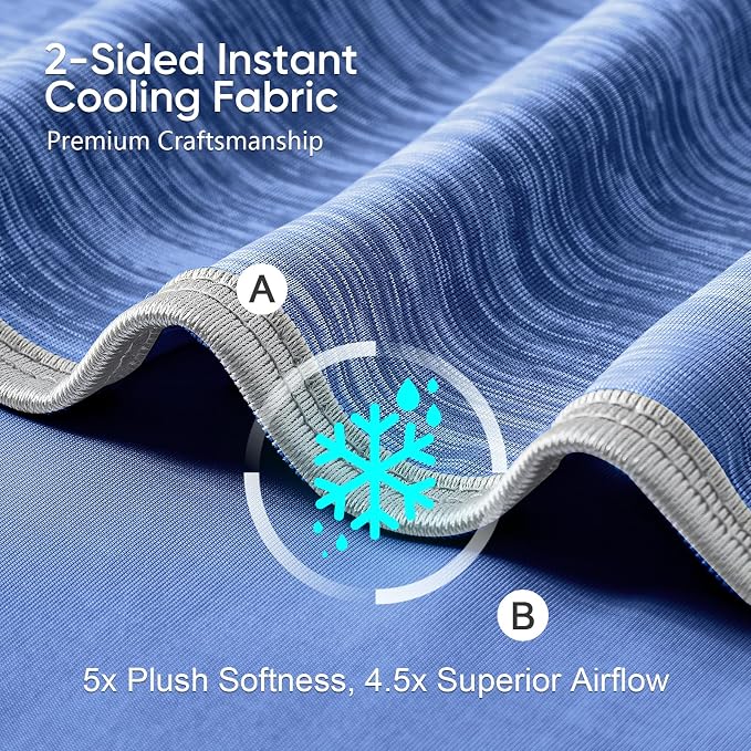KMUSET Cooling Blanket Twin XL, Double Sided Summer Cooling Blankets - Image 3