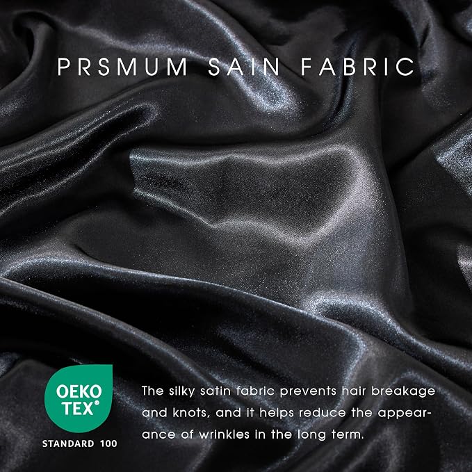 FreshCulture Satin Sheets Twin Size Bed Set - Image 5