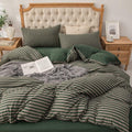 PURE ERA Jersey Knit Duvet Cover Set 100% T-Shirt Heather Cotton Super Soft by PUREERA
