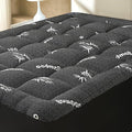 Twin Size Mattress Topper Viscose Derived from Bamboo, Soft Thick Pillow Top by SurChic