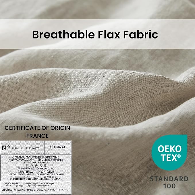 Simple&Opulence 100% Linen Duvet Cover Set - Image 2
