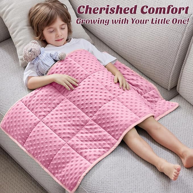 anfie Weighted Blanket Kids Weighted Blanket Cooling Blanket - Image 2
