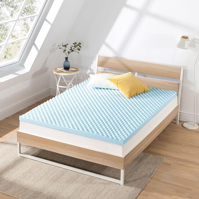 Best Price Mattress 3 Inch Egg Crate Memory Foam, Cooling Gel Infusion - Image 2