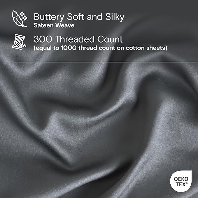DOZ Sheet Set, 100% Viscose derived from Bamboo, Organically Grown, Buttery Soft - Image 3