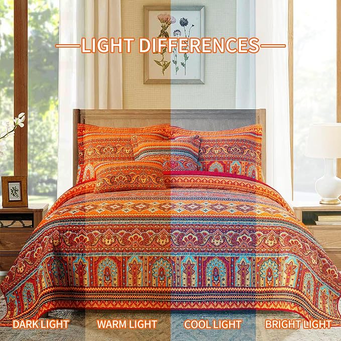 BEDIFANY Cotton Twin Size Bedspreads Set - Image 6