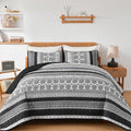 WONGS BEDDING Boho Quilt Set Queen Size, Lightweight Bedspread Coverlet Bedding by WONGSBEDDING