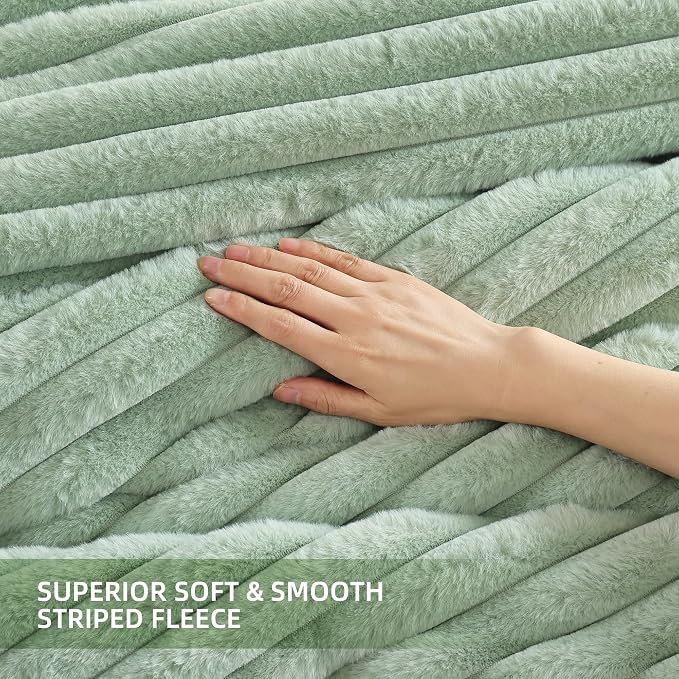 Smoofy Fluffy Full Size Comforter Sets 3 Pieces - Image 5
