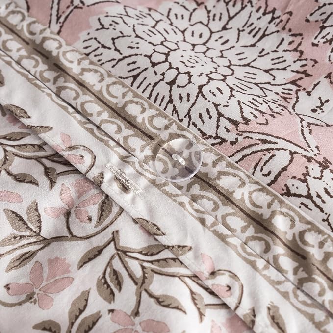 Levtex Home Adare Blush Reversible King Duvet Cover Set - Image 5