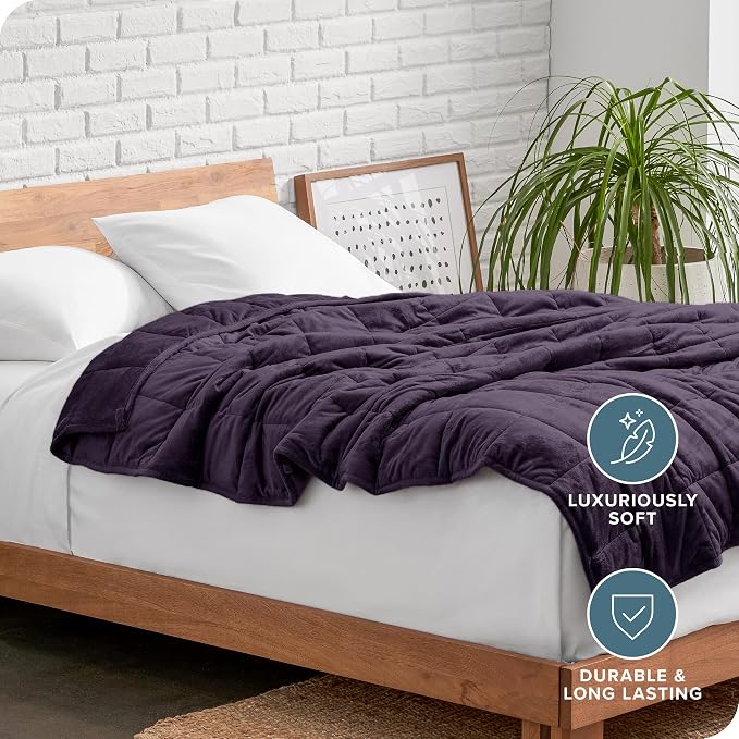 Bare Home Weighted Blanket Queen Size 17lb - Image 5