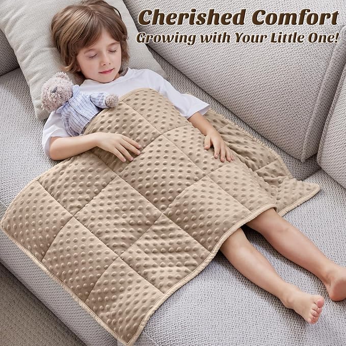 anfie Weighted Blanket Kids Weighted Blanket Cooling Blanket - Image 2