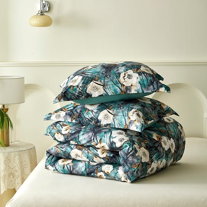 Cupocupa Duvet Cover King Size Set Boho Floral Pattern King Duvet Cover Set - Image 6