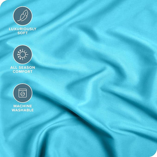 Bare Home Fitted Bottom Sheet Twin Size - Image 2