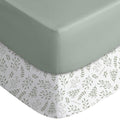 Yoofoss Baby Crib Sheets for Boys Girls, Fitted Crib Sheet 2 Pack for Standard by YOOFOSS
